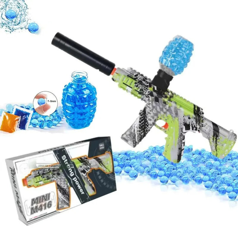 Arma de Gel Elétrica Brinquedo Pistola de Gel Com Munição